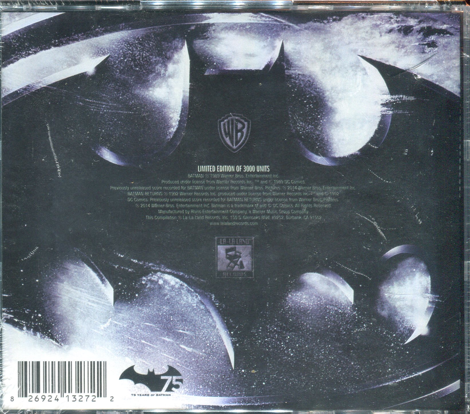 THE DANNY ELFMAN BATMAN COLLECTION (4CD - SEALED) - Image 2